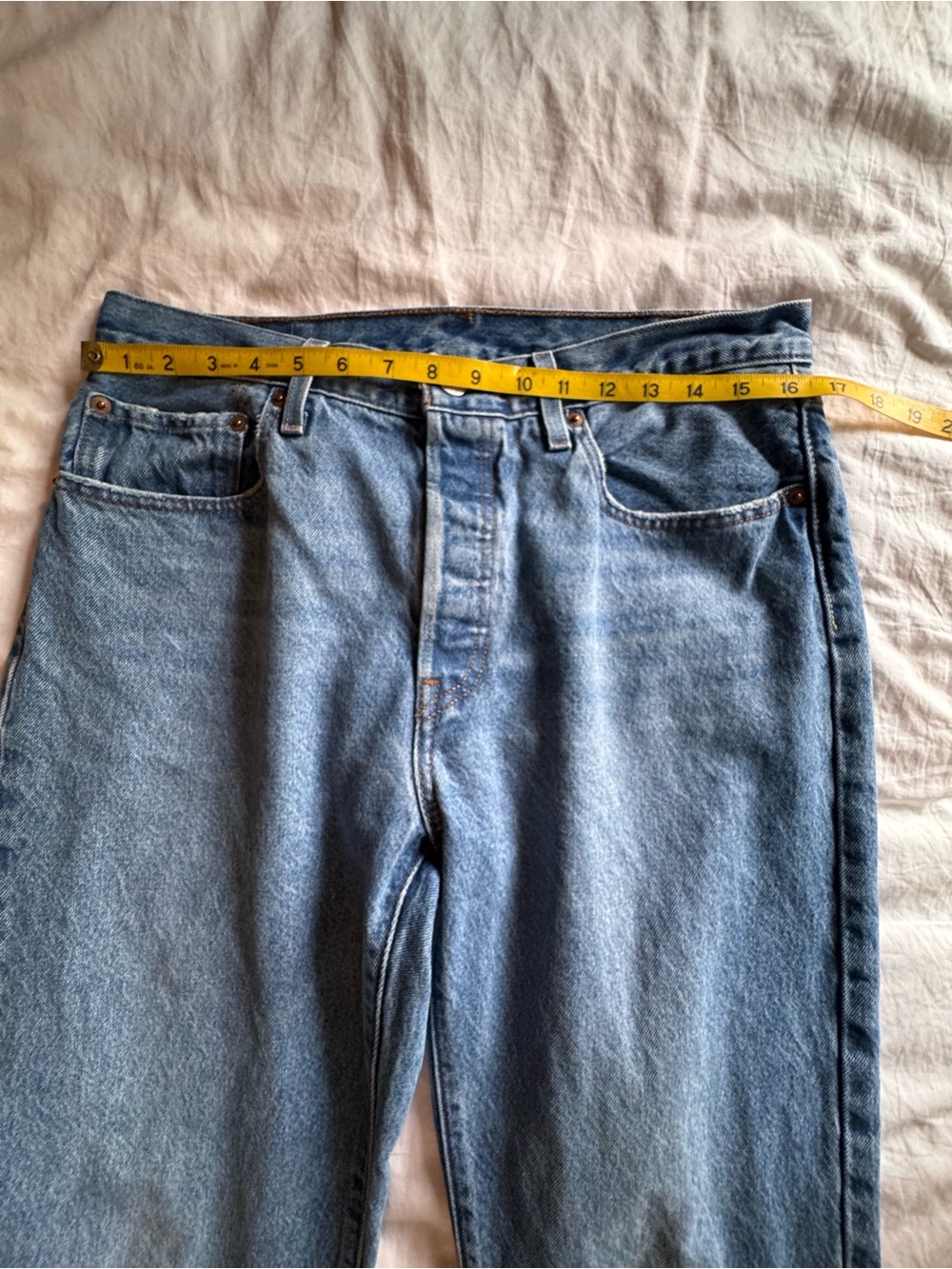 Levi’s 501 Original Crop Jeans – Oxnard Athens Pushed – W31 L26 - Picture 3 of 7